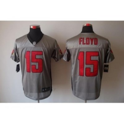 Nike Arizona Cardinals 15 Michael Floyd Grey Elite Shadow NFL Jersey