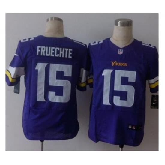 nike nfl jerseys minnesota vikings 15 fruechte purple[Elite][fruechte]