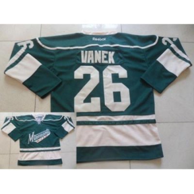 Minnesota Wild 26 Thomas Vanek Green Stitched NHL Jersey