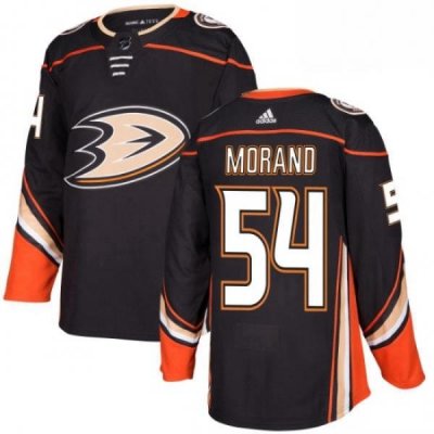 Mens Adidas Anaheim Ducks 54 Antoine Morand Authentic Black Home NHL Jersey