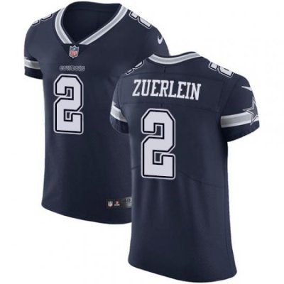 Nike Dallas Cowboys 2 Greg Zuerlein Navy Blue Team Color Men Stitched NFL Vapor Untouchable Elite Jersey