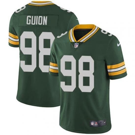 Nike Packers #98 Letroy Guion Green Team Color Mens Stitched NFL Vapor Untouchable Limited Jersey