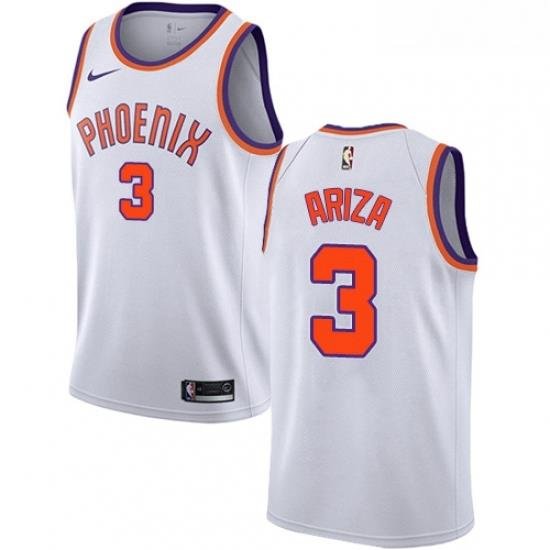 Youth Nike Phoenix Suns 3 Trevor Ariza Swingman White NBA Jersey Association Edition