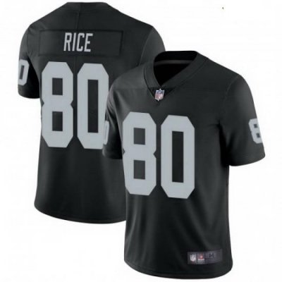 Youth Las Vegas Raiders 80 Jerry Rice Black Limited Team Color Vapor Untouchable Jersey