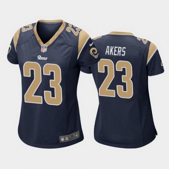 women cam akers los angeles rams navy game jersey