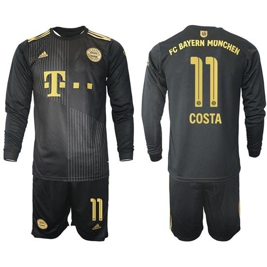 Men Bayern Long Sleeve Soccer Jerseys 507