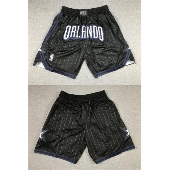 Men Orlando Magic Black Shorts