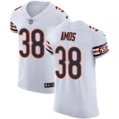 Nike Bears #38 Adrian Amos White Mens Stitched NFL Vapor Untouchable Elite Jersey