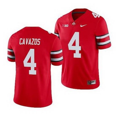 Ohio State Buckeyes Lejond Cavazos Scarlet Game Men'S Jersey