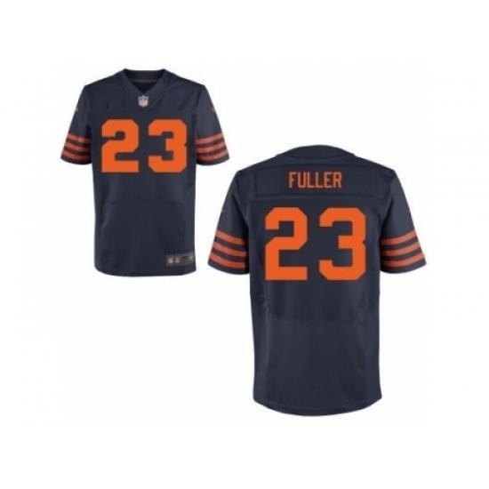 Nike Chicago Bears 23 Kyle Fuller blue Elite number orange NFL Jersey