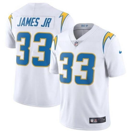 Youth Los Angeles Chargers 33 Derwin James JR White Vapor Untouchable Limited Stitched Jersey