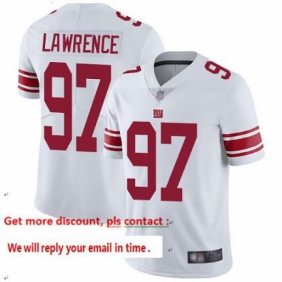 Giants 97 Dexter Lawrence White Men Stitched Football Vapor Untouchable Limited Jersey