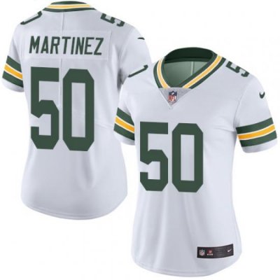 Nike Packers #50 Blake Martinez White Womens Stitched NFL Vapor Untouchable Limited Jersey