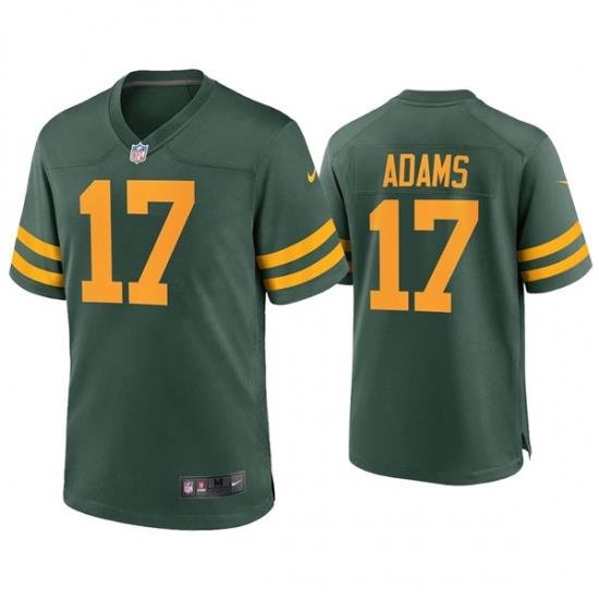 Men Green Bay Packers 17 Davante Adams Green Alternate Limited Jersey