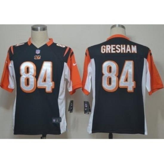 Nike Cincinnati Bengals 84 Jermaine Gresham Black Game NFL Jersey