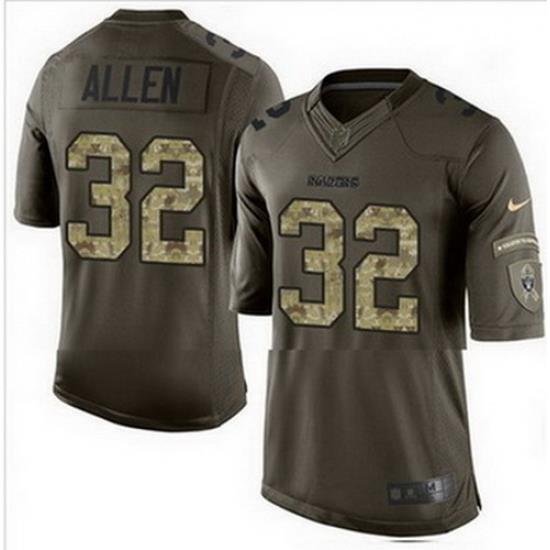 Nike Oakland Raiders #32 Marcus Allen Green Mens Stitched NFL Limited Salute to Service Jersey