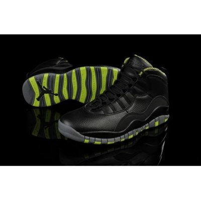 Air Jordan 10 Shoes 2013 Mens Black Green