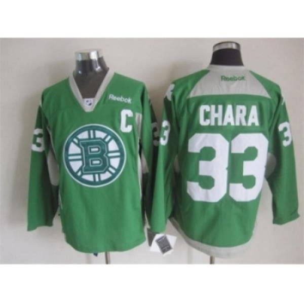 NHL Boston Bruins 33 Zdeno Chara green jerseys