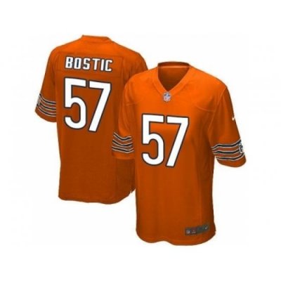 Nike Chicago Bears 57 Jon Bostic Orange Game NFL Jersey