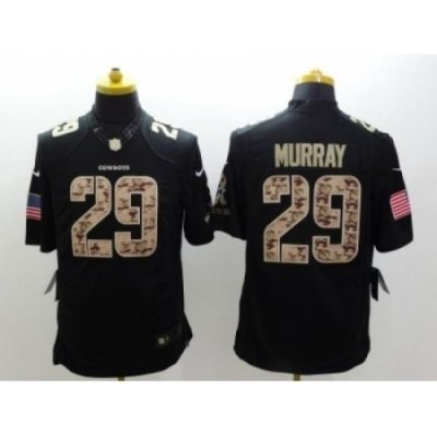 Nike dallas coWboys 29 DeMarco Murray Black Limited Salute to Service NFL Jersey