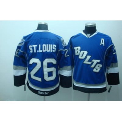 Tampa Bay Lightning 26 ST.louis blue  jerseys bolts A patch