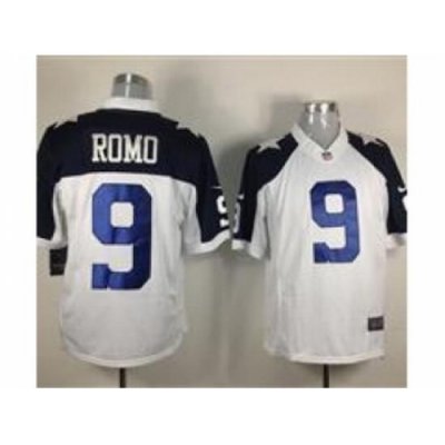 Nike Dallas CoWboys 9 Tony Romo White Thankgivings Limited NFL Jersey