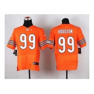 Nike chicago bears 99 Lamarr Houston orange Elite NFL Jersey