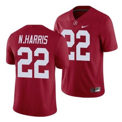 Alabama Crimson Tide Najee Harris Crimson Game Alumni Player Football Jersey