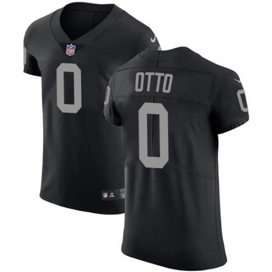 Nike Raiders #00 Jim Otto Black Team Color Mens Stitched NFL Vapor Untouchable Elite Jersey