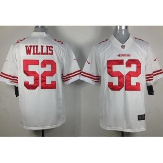 Nike San Francisco 49ers 52 Patrick Willis White Limited NFL Jersey