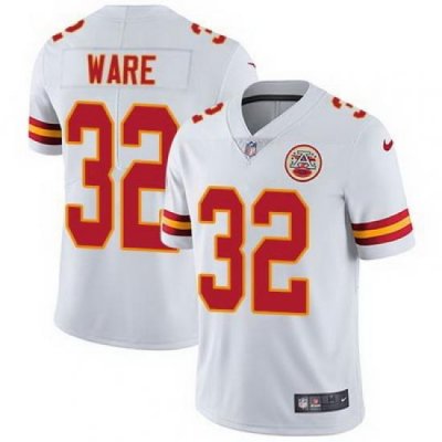 Nike Chiefs #32 Spencer Ware White Mens Stitched NFL Vapor Untouchable Limited Jersey