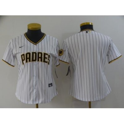 Women's Nike San Diego Padres Blank White BroWn Home Stitched Baseball Jersey