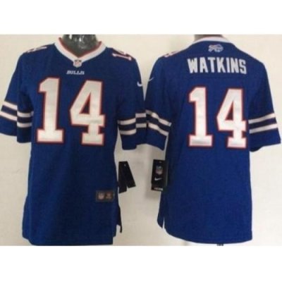 Youth Nike Buffalo Bills 14 Sammy Watkins Royal Blue Team Color Stitched NFL Jersey