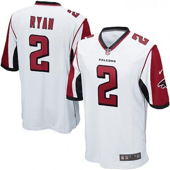 Youth Nike Atlanta Falcons 2 Matt Ryan Game White NFL Jersey