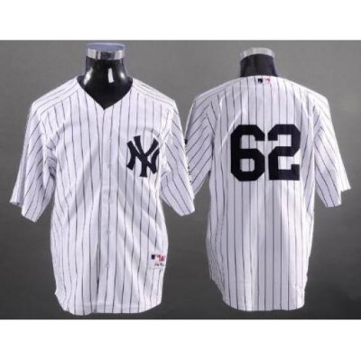 Men MLB Jerseys NeW York Yankees 62 Chamberlain White Cool Base jerseys