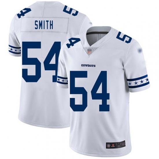 Cowboys 54 Jaylon Smith White Men Stitched Football Limited Team Logo Fashion Jersey