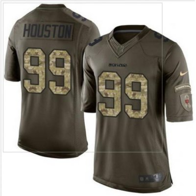 Nike Chicago Bears #99 Lamarr Houston Green Men 27s Stitched NFL Limited Salute to Service Jersey