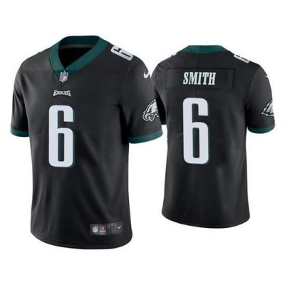 Youth Philadelphia Eagles 6 DeVonta Smith Black Vapor Untouchable Limited Stitched Football Jersey