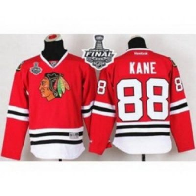 youth nhl jerseys chicago blackhawks #88 kane red[2015 stanley cup]