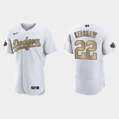 Men Clayton KershaW Los Angeles Dodgers 2022 Mlb All Star Game Authentic White Jersey