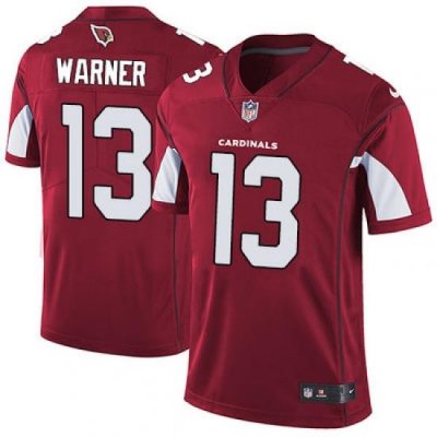 Nike Cardinals #13 Kurt Warner Red Team Color Mens Stitched NFL Vapor Untouchable Limited Jersey