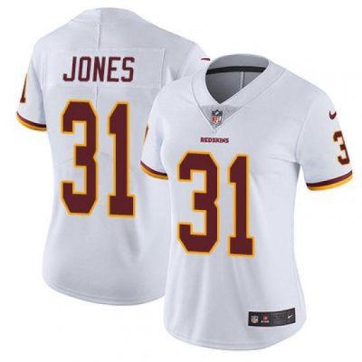 Nike Redskins #31 Matt Jones White Womens Stitched NFL Vapor Untouchable Limited Jersey