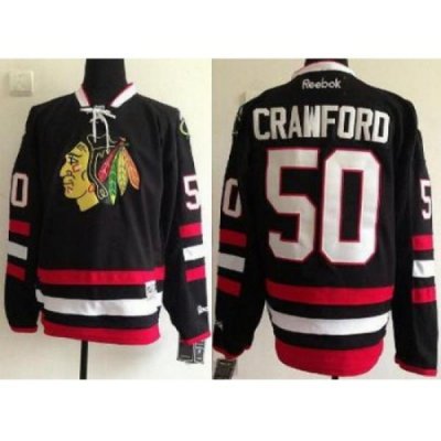 Chicago Blackhawks 50 Corey Crawford 2014 Stadium Series Jerseys