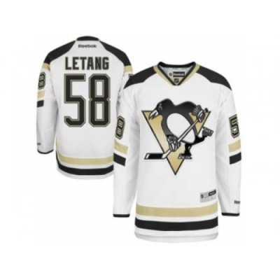 Pittsburgh Penguins Kris Letang 58# 2014 Stadium Series White Jersey