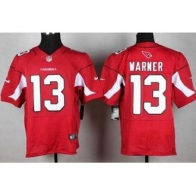 Nike Arizona Cardinals 13 Kurt Warner Red Elite NFL Jersey