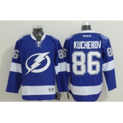 NHL Tampa Bay Lightning #86 Kucherov blue jerseys