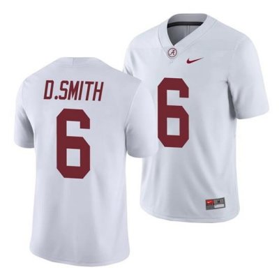 Alabama Crimson Tide DeVonta Smith White College Football Men's Game Jersey