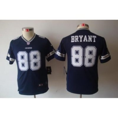 Youth Nike Dallas Cowboys #88 Bryant Blue Color Limited Jerseys