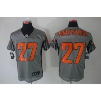 Nike Cincinnati Bengals 27 Dre Kirkpatrick Grey Elite Shadow NFL Jersey