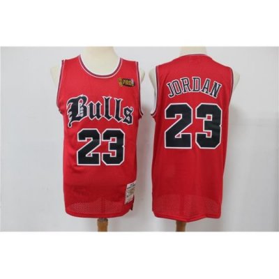 Men Chicago Bulls Michael Jordan 23 Old English Faded Jersey